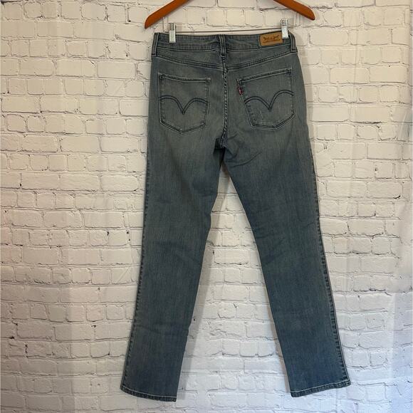 Levi's Mid-Rise Southwest Aztec Embroidered Tuxedo Stripe Skinny Jeans Sz 29 - Picture 4 of 16